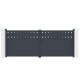Cancello a battente in alluminio AXIS FILM 400x158cm - X-METAL