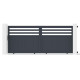 Cancello scorrevole in alluminio AXIS VECTO 340x140cm - X-METAL