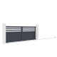 Cancello scorrevole in alluminio AXIS VECTO 400x140cm - X-METAL