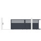 Cancello scorrevole in alluminio AXIS VECTO 400x140cm - X-METAL