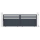Cancello scorrevole in alluminio AXIS VECTO 400x140cm - X-METAL