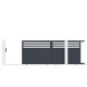 Cancello scorrevole in alluminio AXIS VECTO 400x158cm - X-METAL