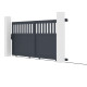 Cancello scorrevole in alluminio AXIS ALTO 300x140cm - X-METAL