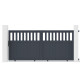 Cancello scorrevole in alluminio AXIS ALTO 300x140cm - X-METAL
