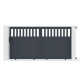 Cancello scorrevole in alluminio AXIS ALTO 300x158cm - X-METAL