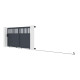 Cancello scorrevole in alluminio AXIS ALTO 300x158cm - X-METAL