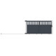 Cancello scorrevole in alluminio AXIS ALTO 300x158cm - X-METAL