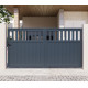 Cancello scorrevole in alluminio AXIS ALTO 300x158cm - X-METAL