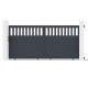 Cancello scorrevole in alluminio AXIS ALTO 340x158cm - X-METAL