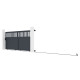 Cancello scorrevole in alluminio AXIS ALTO 340x158cm - X-METAL