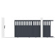 Cancello scorrevole in alluminio AXIS ALTO 340x158cm - X-METAL