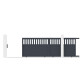 Cancello scorrevole in alluminio AXIS ALTO 400x140cm - X-METAL