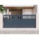 Cancello scorrevole in alluminio AXIS ALTO 400x158cm - X-METAL