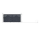 Cancello scorrevole in alluminio AXIS TIME 300x140cm - X-METAL