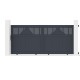 Cancello scorrevole in alluminio AXIS TIME 300x140cm - X-METAL