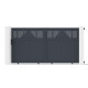 Cancello scorrevole in alluminio AXIS TIME 300x158cm - X-METAL