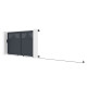 Cancello scorrevole in alluminio AXIS TIME 300x158cm - X-METAL