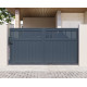 Cancello scorrevole in alluminio AXIS TIME 300x158cm - X-METAL