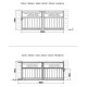 Cancello scorrevole in alluminio AXIS TIME 340x140cm - X-METAL
