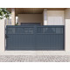 Cancello scorrevole in alluminio AXIS TIME 340x140cm - X-METAL
