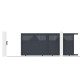 Cancello scorrevole in alluminio AXIS TIME 340x140cm - X-METAL