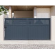 Cancello scorrevole in alluminio AXIS TIME 340x158cm - X-METAL