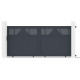 Cancello scorrevole in alluminio AXIS TIME 340x158cm - X-METAL