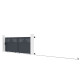 Cancello scorrevole in alluminio AXIS TIME 400x140cm - X-METAL