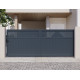 Cancello scorrevole in alluminio AXIS TIME 400x158cm - X-METAL