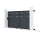 Cancello scorrevole in alluminio AXIS FILM 300x140cm - X-METAL