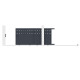 Cancello scorrevole in alluminio AXIS FILM 300x140cm - X-METAL