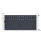 Cancello scorrevole in alluminio AXIS FILM 300x140cm - X-METAL