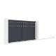 Cancello scorrevole in alluminio AXIS FILM 300x158cm - X-METAL