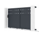 Cancello scorrevole in alluminio AXIS FILM 300x158cm - X-METAL