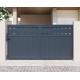 Cancello scorrevole in alluminio AXIS FILM 300x158cm - X-METAL