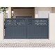 Cancello scorrevole in alluminio AXIS GROW 300x140cm - X-METAL
