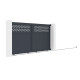 Cancello scorrevole in alluminio AXIS GROW 300x158cm - X-METAL