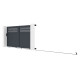 Cancello scorrevole in alluminio AXIS GROW 300x158cm - X-METAL