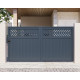 Cancello scorrevole in alluminio AXIS GROW 300x158cm - X-METAL