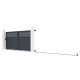 Cancello scorrevole in alluminio AXIS GROW 340x158cm - X-METAL