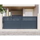 Cancello scorrevole in alluminio AXIS GROW 400x140cm - X-METAL