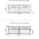 Cancello scorrevole in alluminio AXIS GROW 400x140cm - X-METAL
