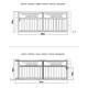 Cancello scorrevole in alluminio AXIS GROW 400x158cm - X-METAL