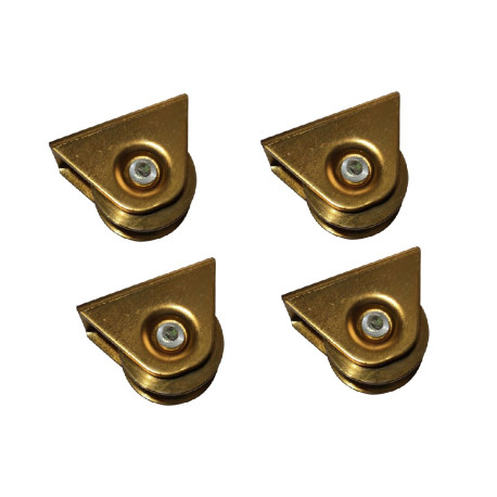 Kit di 4 ruote per cancelli scorrevoli X-Metal