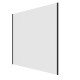 Pannello di recinzione in vetro - 2 pali - 123 x H. 110 cm - X-METAL