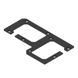 Kit di collegamento angolare per pannello telescopico per recinzione in vetro - X-METAL