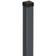 Palo da cementare in acciaio zincato - H190 cm - colore antracite - X-METAL