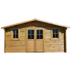 Cancello a battente in alluminio AXIS ALTO 400x140cm - X-METAL