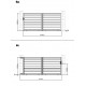 Cancello scorrevole in alluminio traforato SPACE 350x158cm - X-Metal