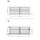 Cancello scorrevole in alluminio traforato SPACE 392x140cm - X-Metal